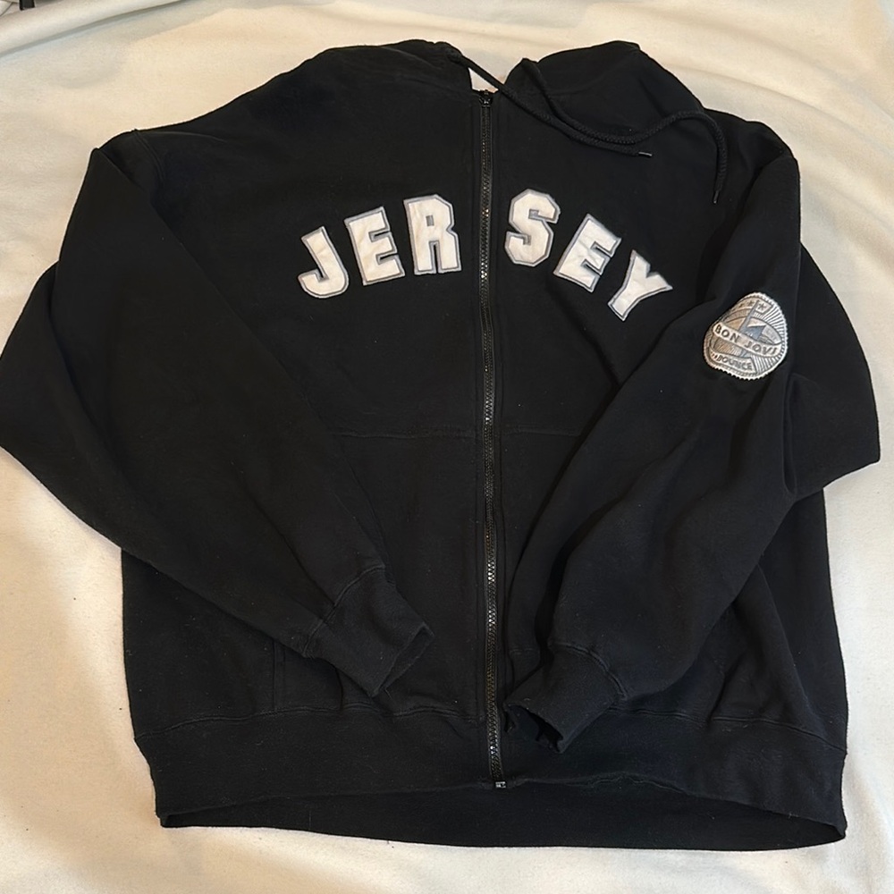 Vintage Bon Jovi Bounce Tour Jersey Hoodie